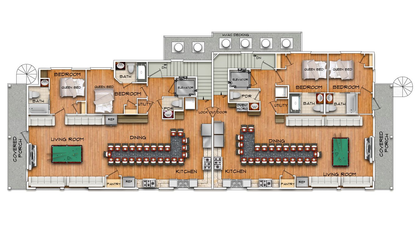 225 20th Avenue - Unit B 1st floor floor plan.
