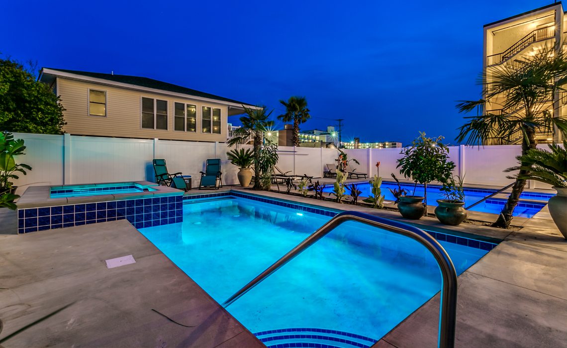 Outdoor pools and hot tubs.