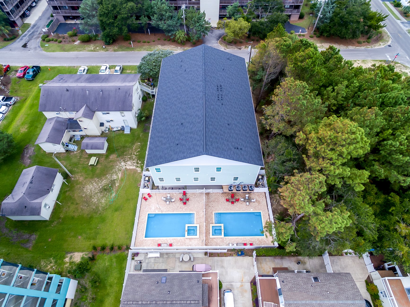 Aerial view of 308 3rd Ave.