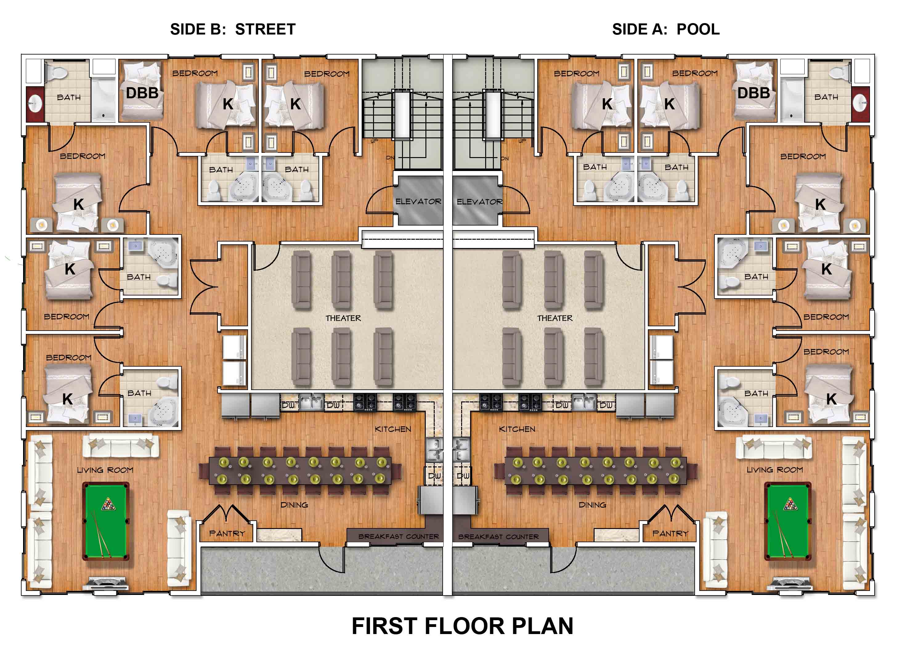 208 3rd Avenue first floor plan.