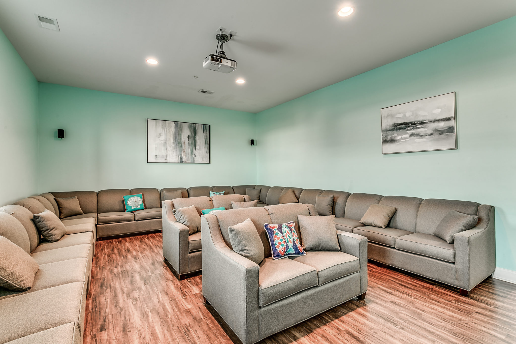 2201 Spring Street home theater