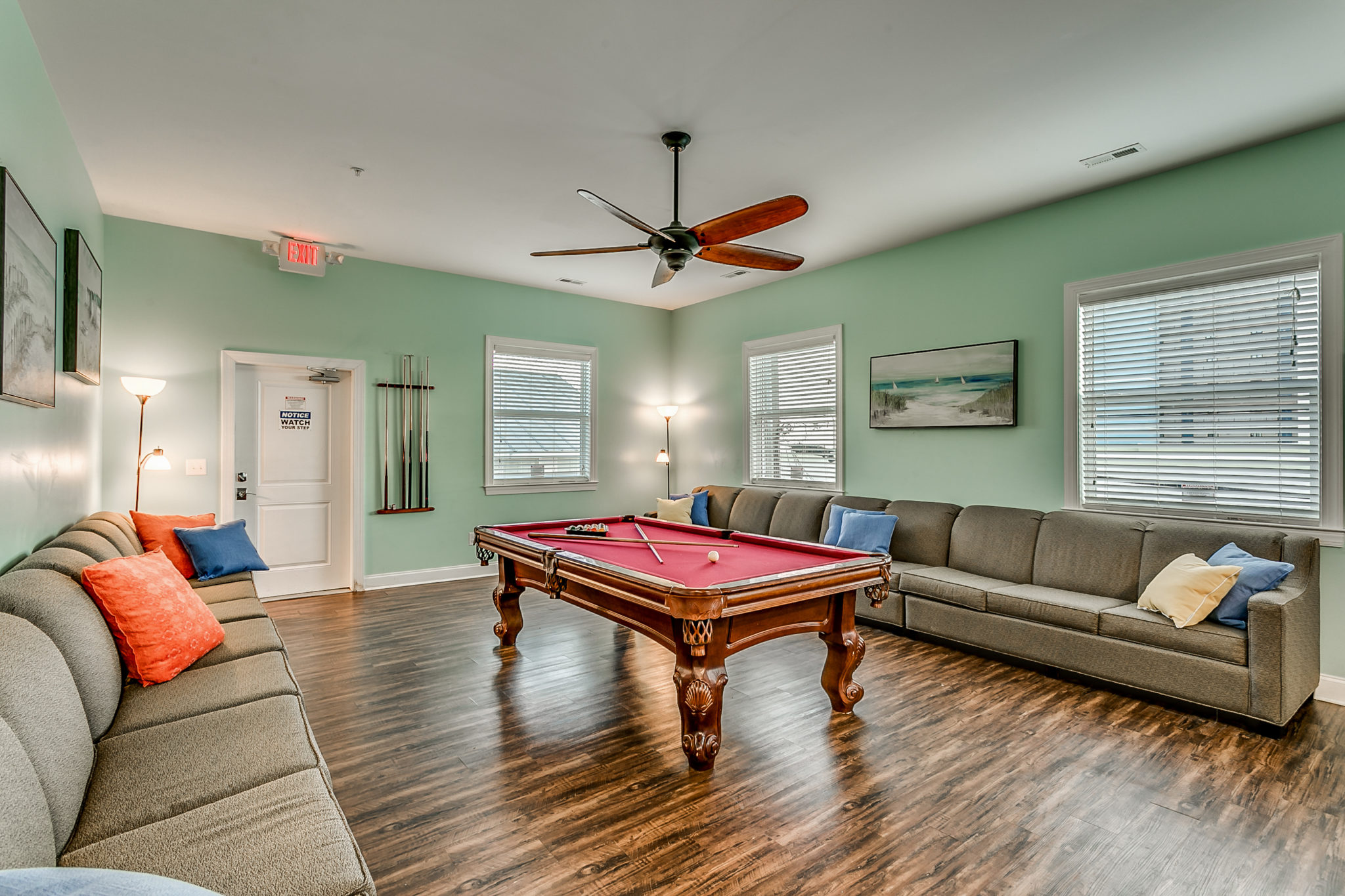 2201 Spring Street game room.