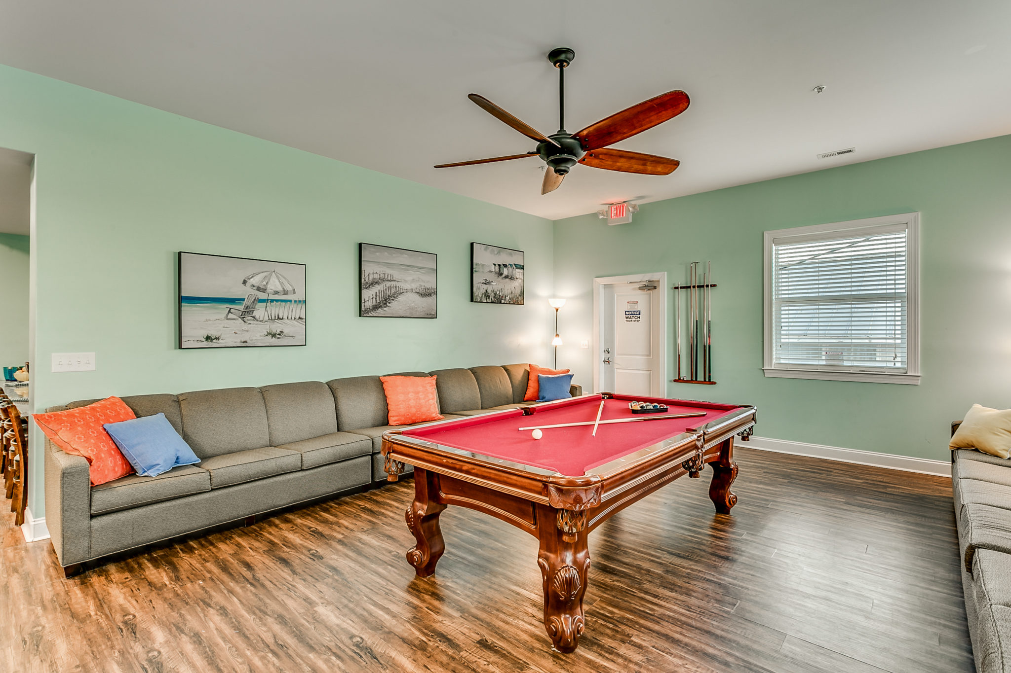 2201 Spring Street game room.