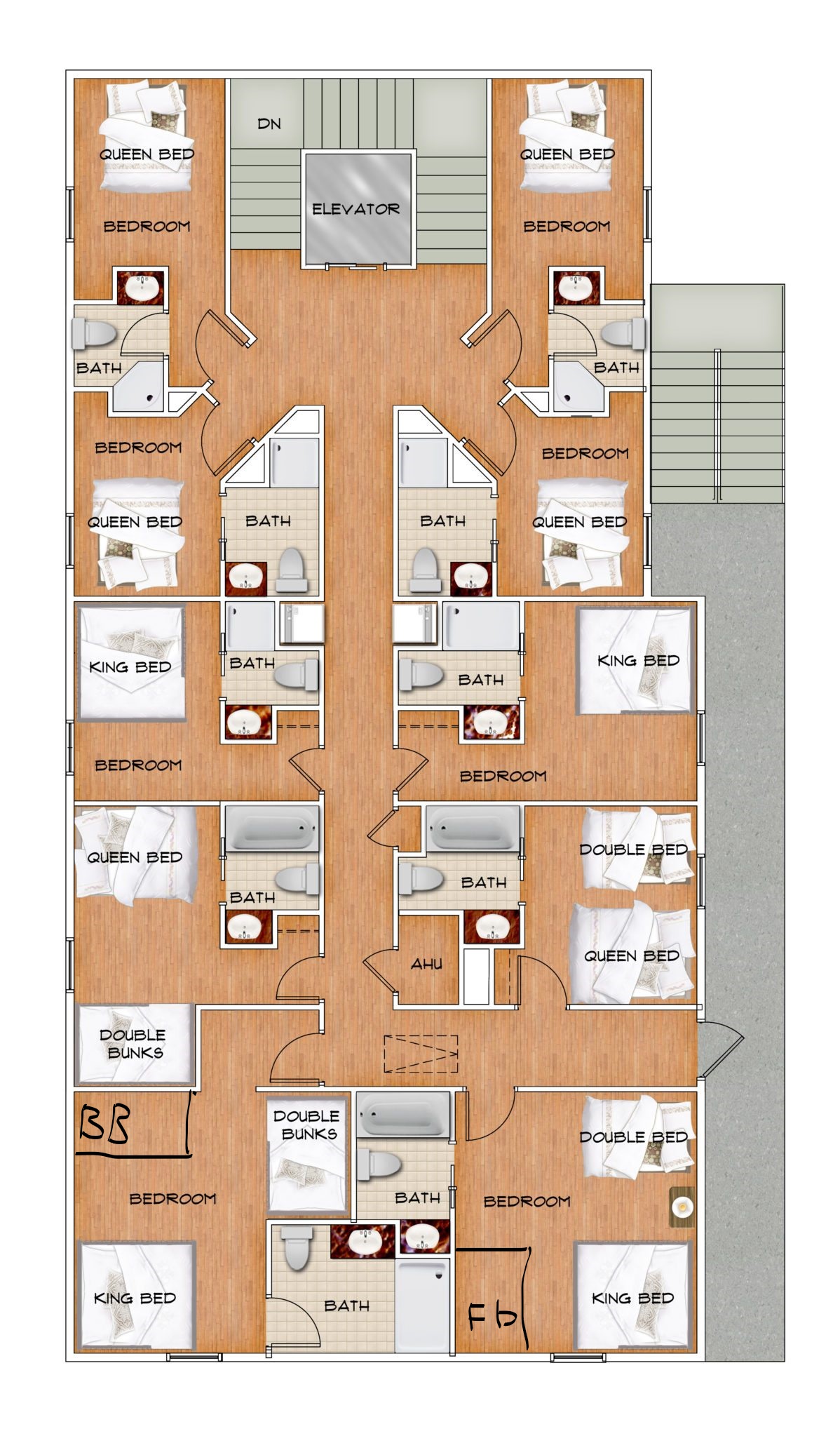 2203 Spring St Floor plan.