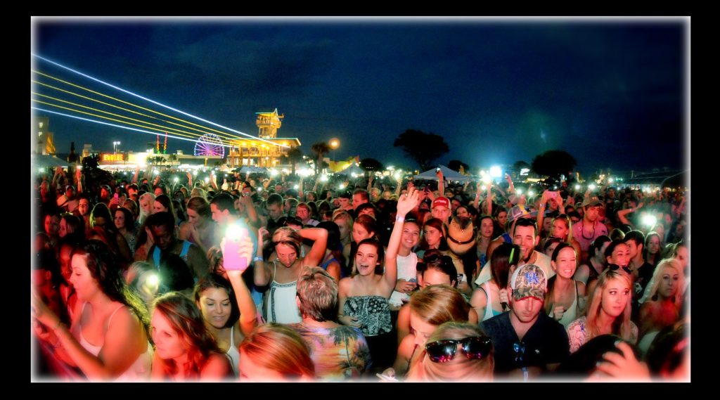 Audience at Carolina Music Festival.