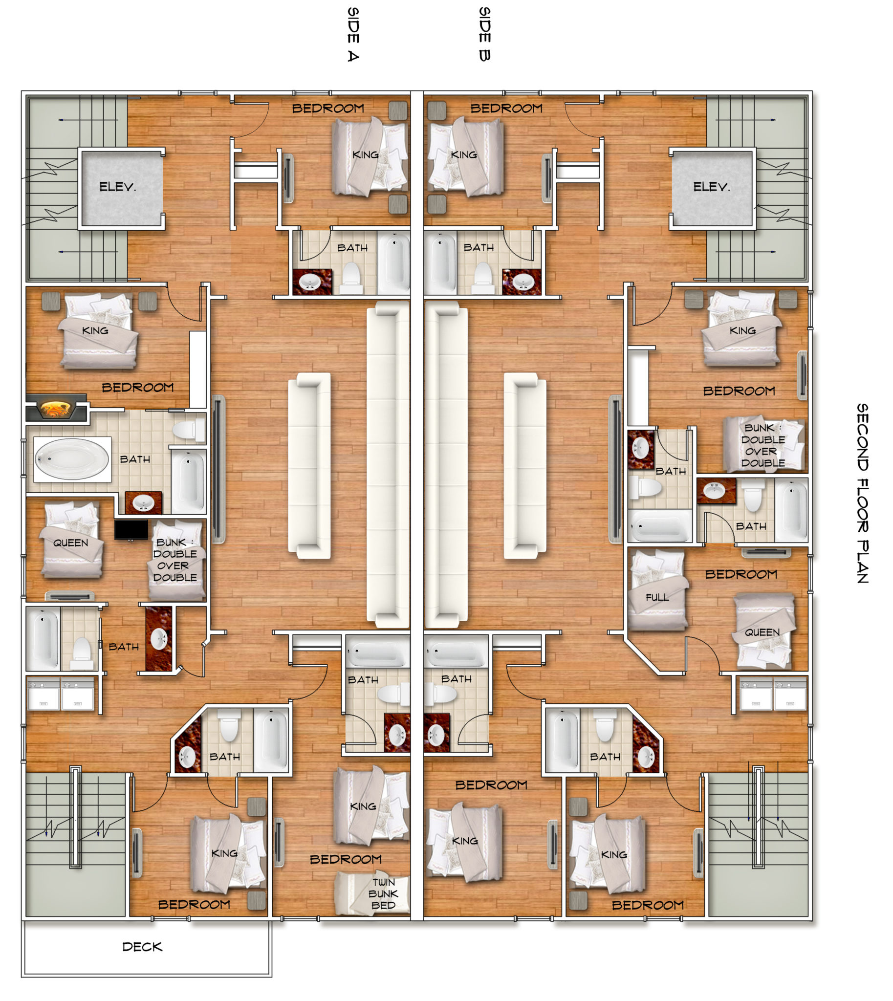 5401 bedroom floor plans