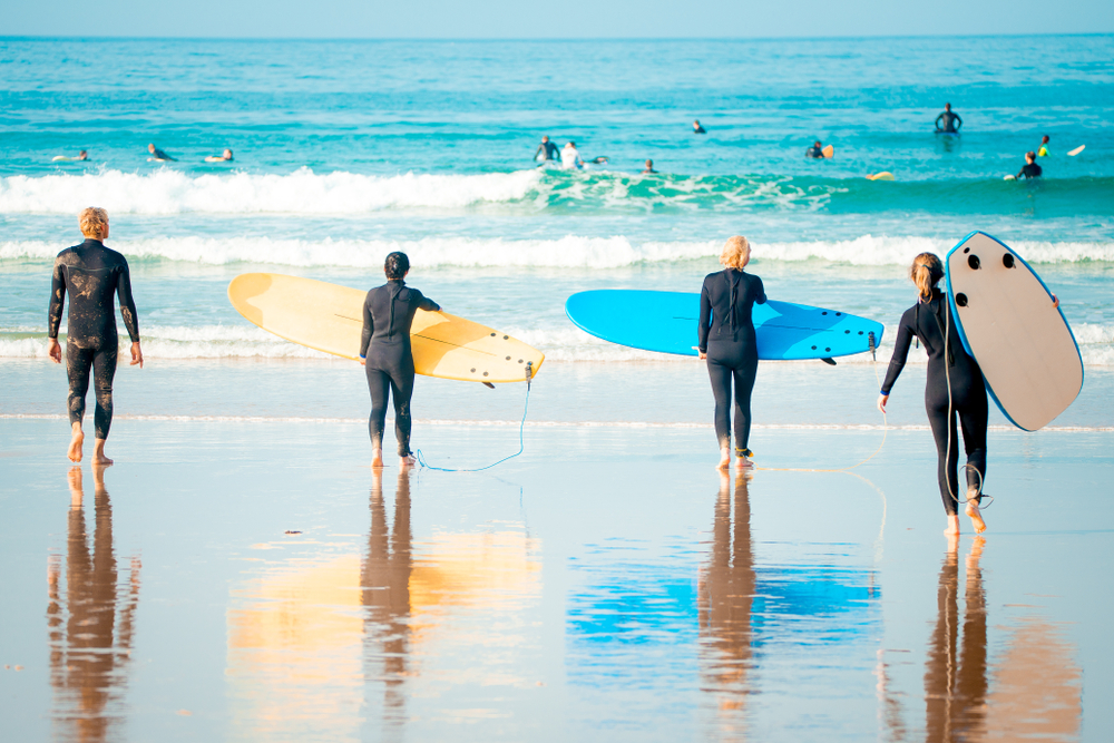 People going Myrtle Beach surfing