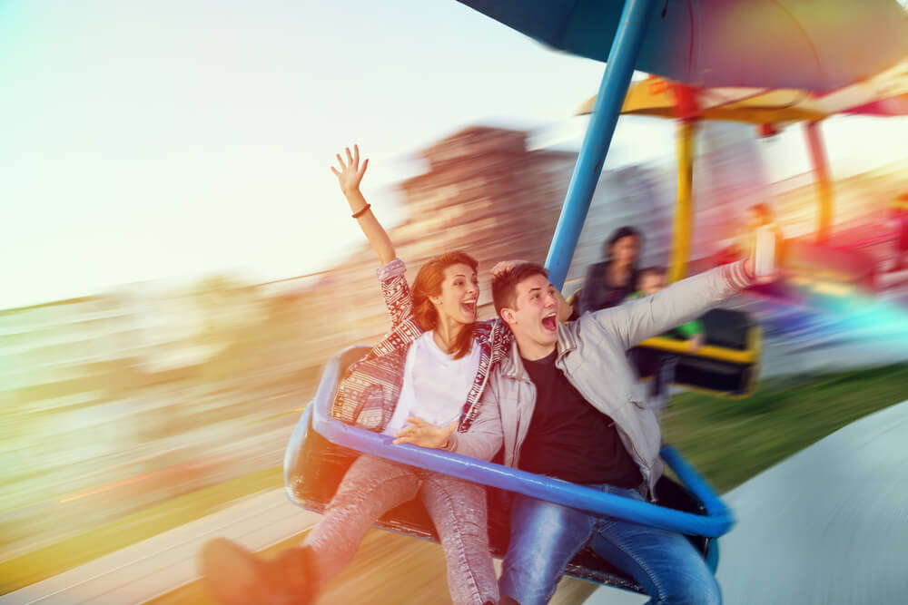 Picture of family enjoying Family Kingdom Amusement Park.