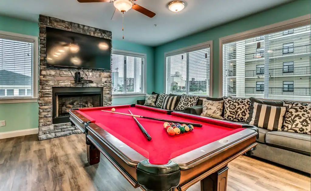 Amenities pool table